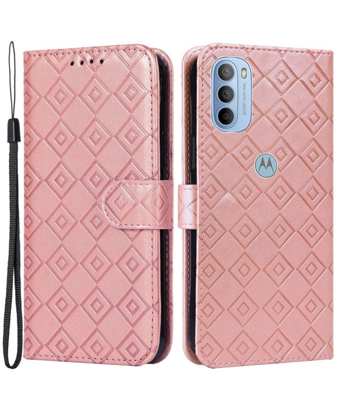 Housse Motorola Moto G31 / Moto G41 Rabat Grid