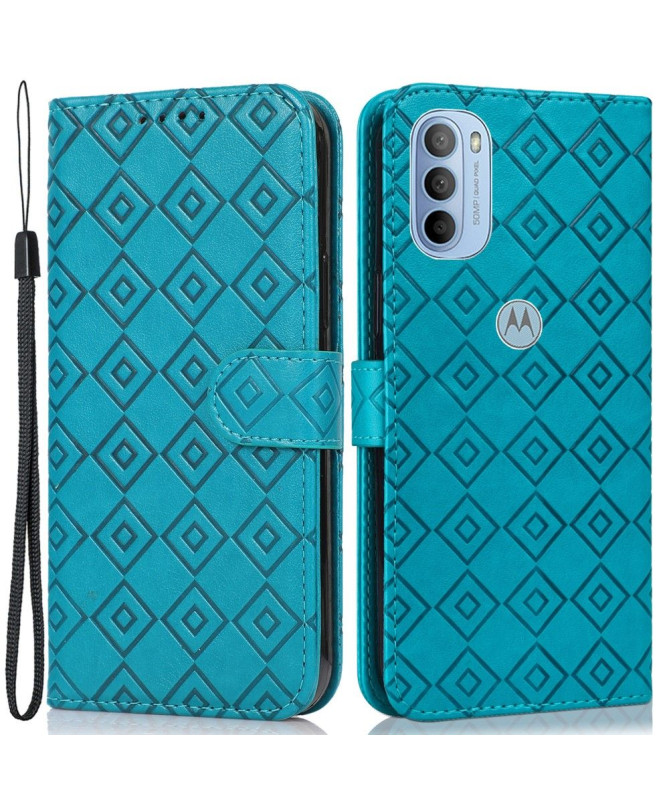 Housse Motorola Moto G31 / Moto G41 Rabat Grid