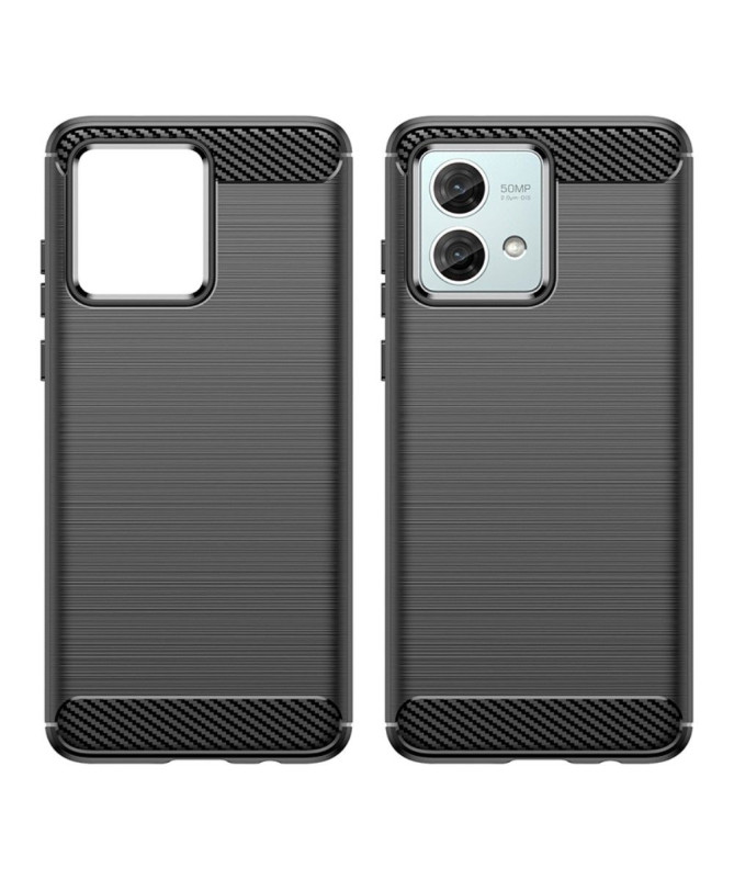 Coque Moto G84 5G effet brossé silicone