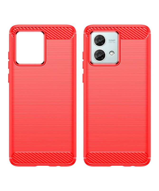 Coque Moto G84 5G effet brossé silicone