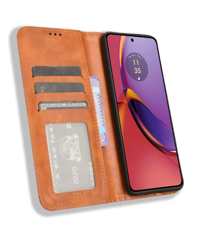 Étui Moto G84 5G Le Cirénius Style Cuir