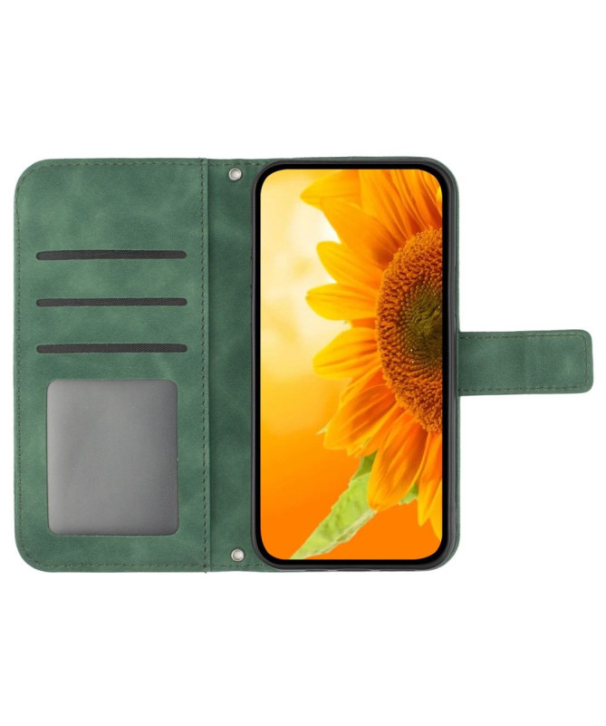 Housse Moto G84 5G Tournesol à Sangle