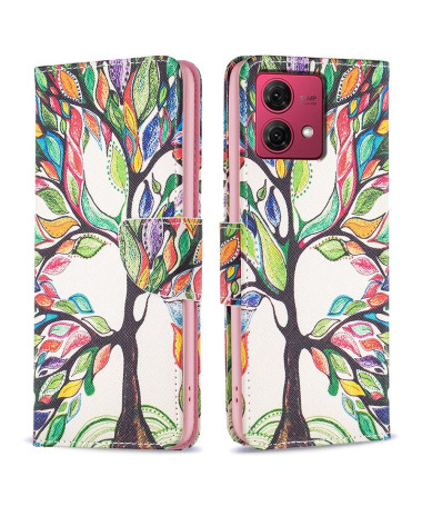 Housse Moto G84 5G Dessin Arbre