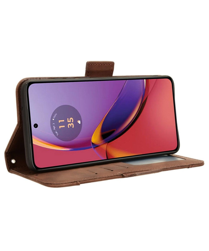 Housse Moto G84 5G Premium avec Porte Cartes