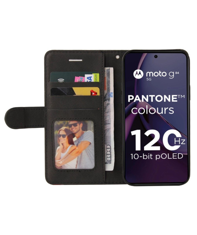 Housse Moto G84 5G Bicolore artistique