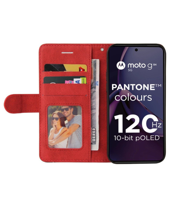 Housse Moto G84 5G Bicolore artistique