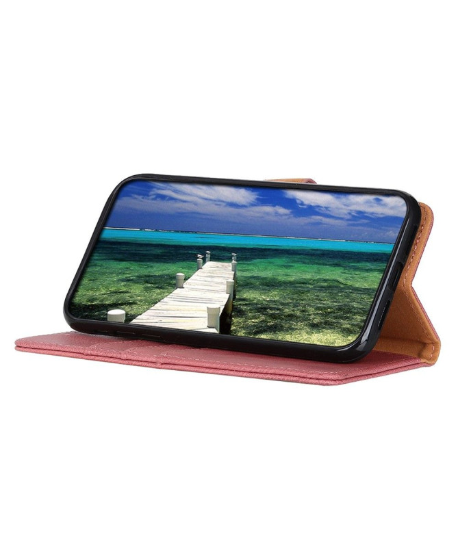 Housse Moto G84 5G KHAZNEH imitation cuir