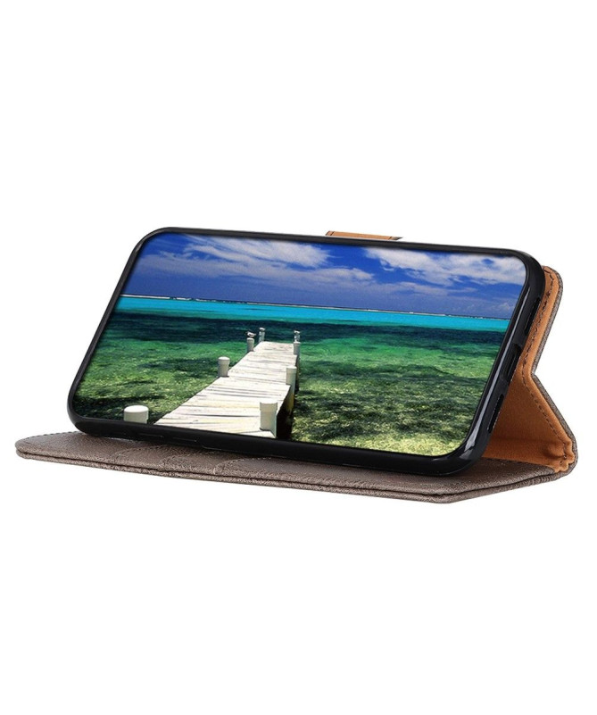 Housse Moto G84 5G KHAZNEH imitation cuir