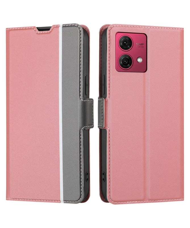 Housse Moto G84 5G Victoria style cuir