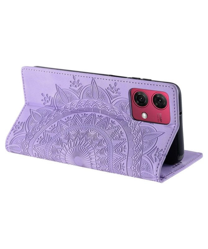 Étui Flip Cover Moto G84 5G Mandala Porte-Cartes