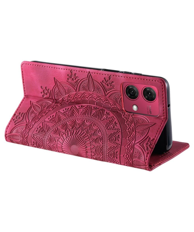 Étui Flip Cover Moto G84 5G Mandala Porte-Cartes