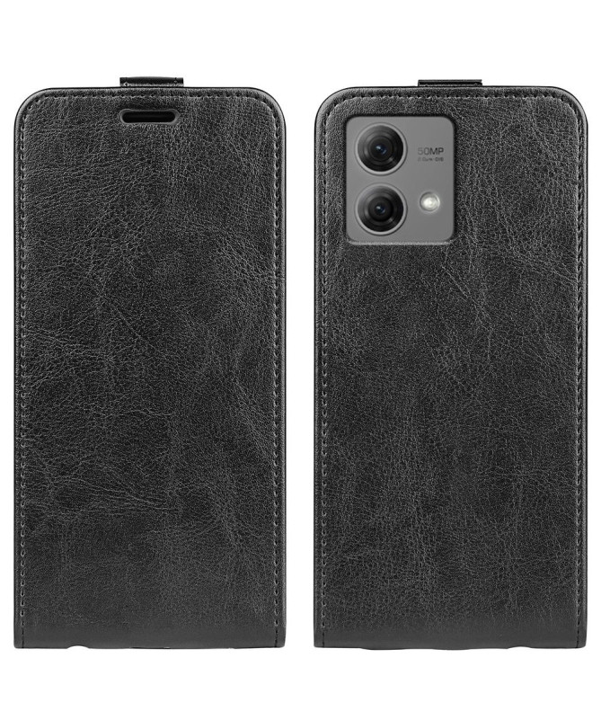 Housse Moto G84 5G simili cuir avec rabat vertical