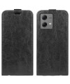 Housse Moto G84 5G simili cuir avec rabat vertical