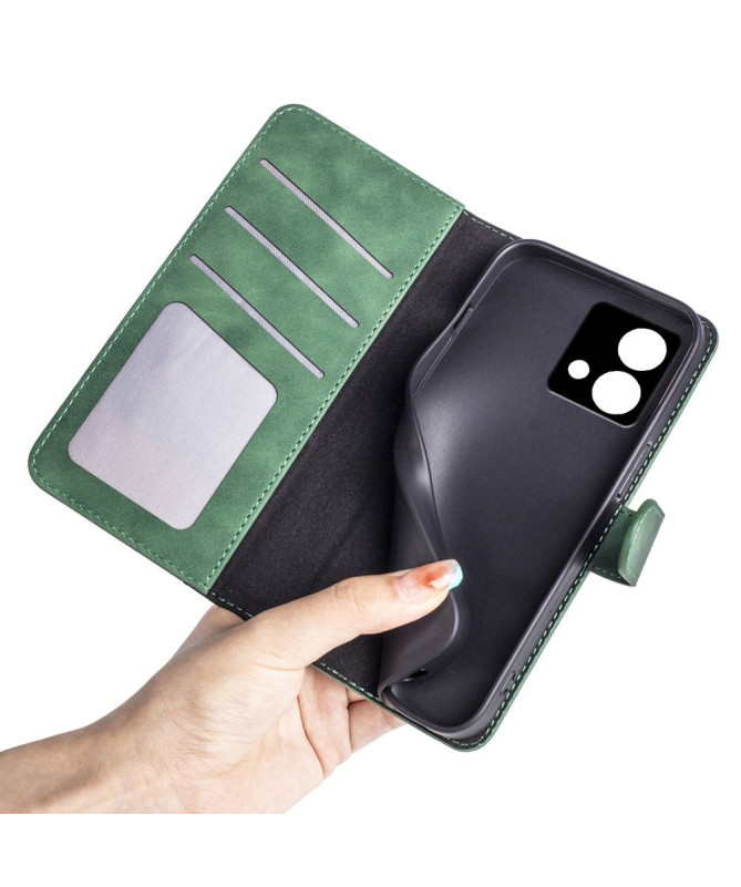 Housse Moto G84 5G Stand Folio Bicolore