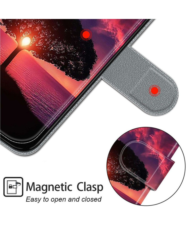 Housse Moto G73 5G Crépuscule Serein