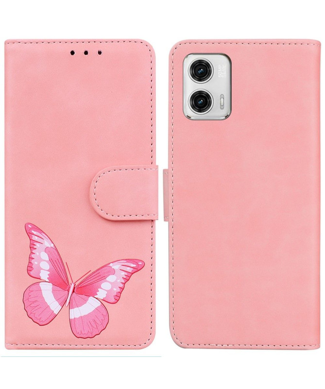 Housse Moto G73 5G Protection Papillon Coloré