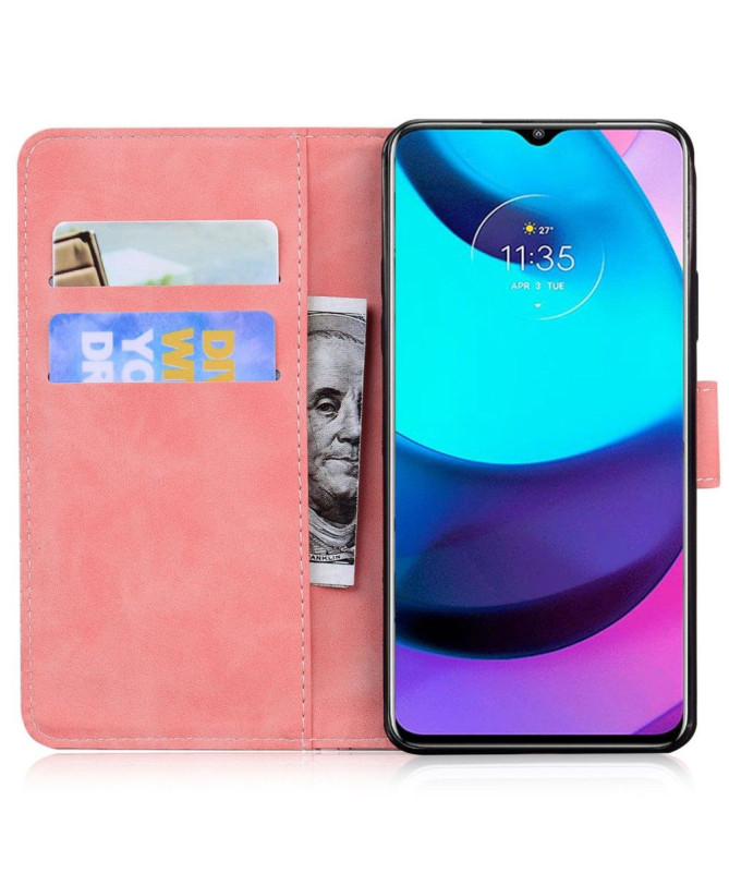 Housse Moto G73 5G Protection Papillon Coloré