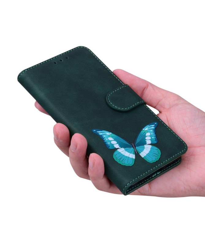 Housse Moto G73 5G Protection Papillon Coloré