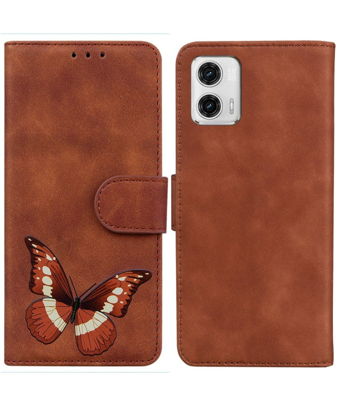 Housse Moto G73 5G Protection Papillon Coloré