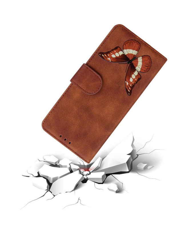 Housse Moto G73 5G Protection Papillon Coloré