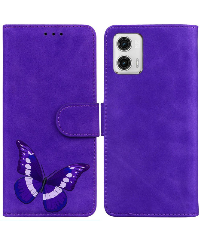 Housse Moto G73 5G Protection Papillon Coloré