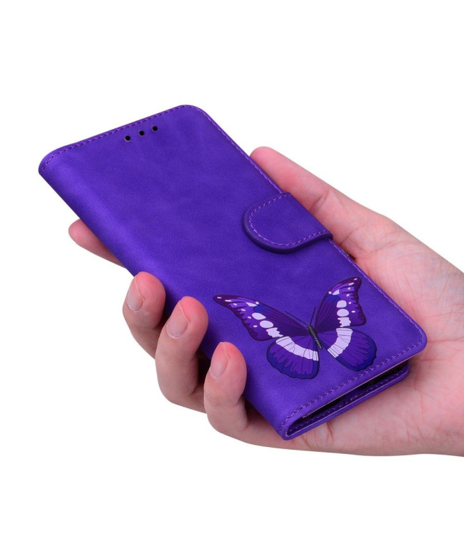 Housse Moto G73 5G Protection Papillon Coloré