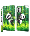 Housse Moto G73 5G Panda Perché