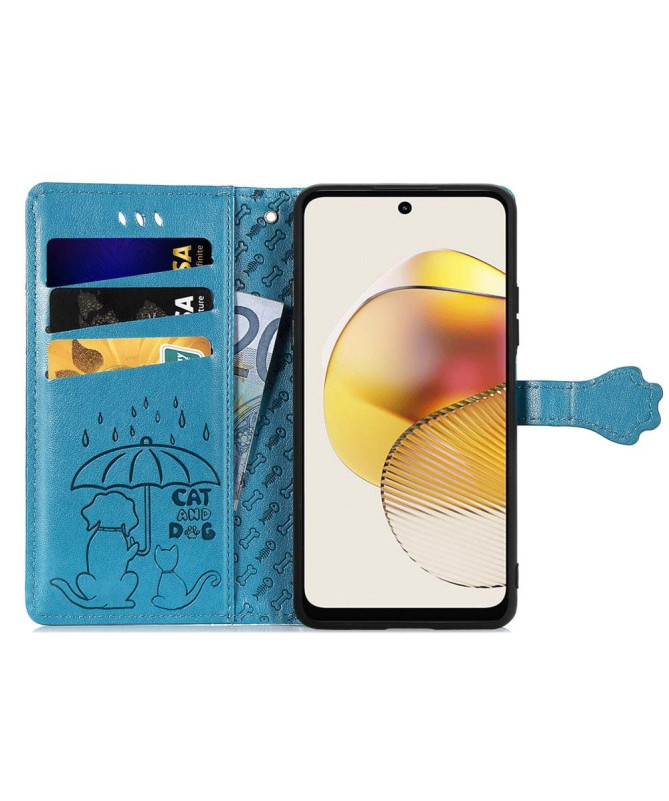 Housse Moto G73 5G animaux en relief - photo 2