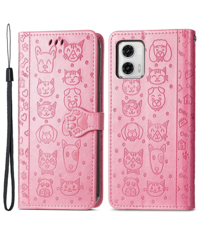 Housse Moto G73 5G animaux en relief - photo 5