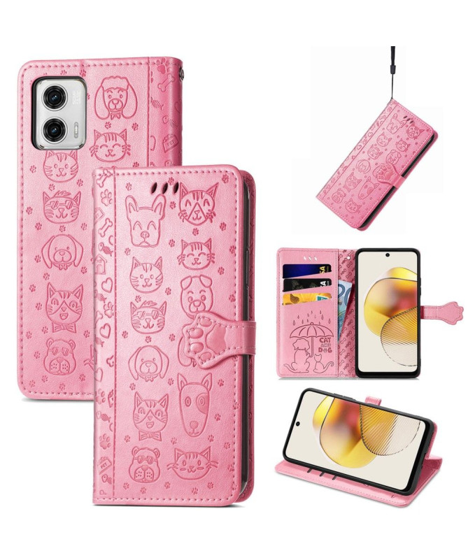 Housse Moto G73 5G animaux en relief - photo 8