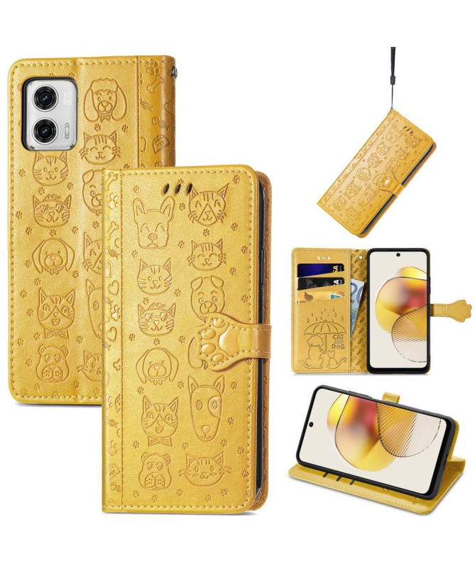 Housse Moto G73 5G animaux en relief - photo 12