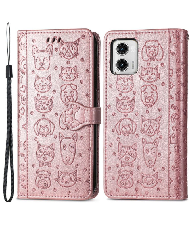 Housse Moto G73 5G animaux en relief - photo 13