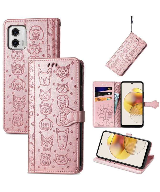 Housse Moto G73 5G animaux en relief - photo 16