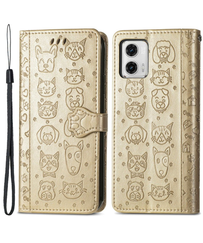 Housse Moto G73 5G animaux en relief - photo 17