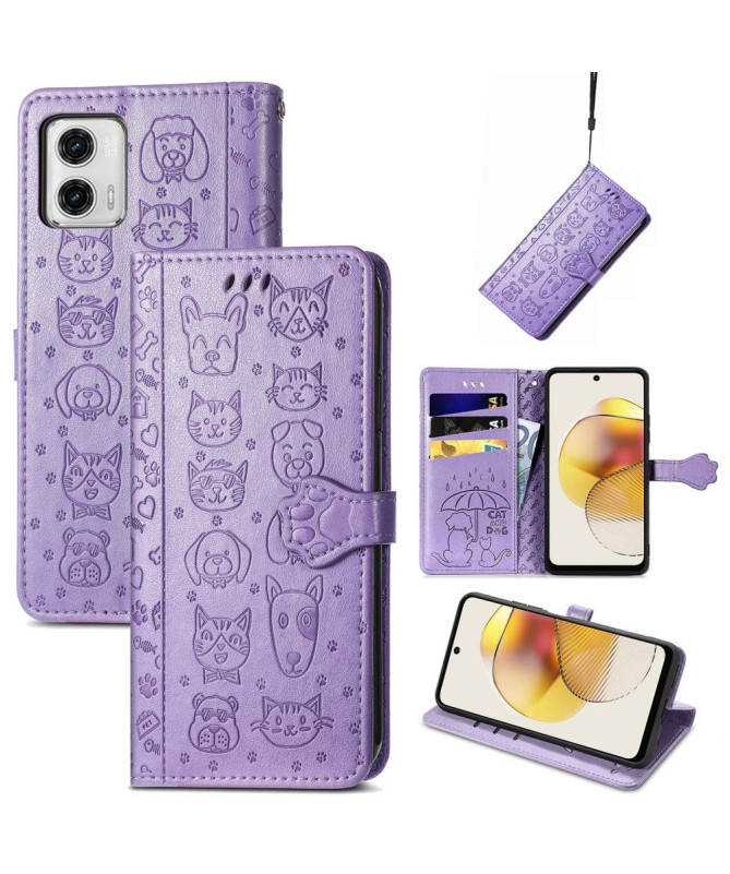 Housse Moto G73 5G animaux en relief - photo 28