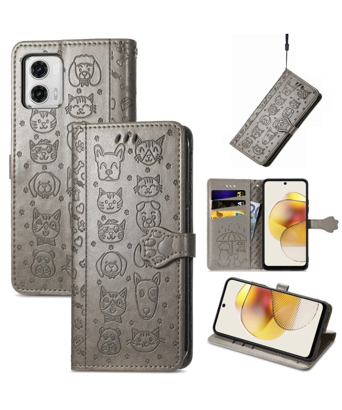 Housse Moto G73 5G animaux en relief - photo 32
