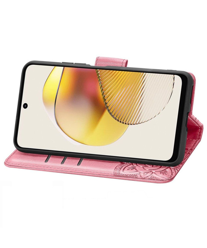 Housse Moto G73 5G Papillon Relief