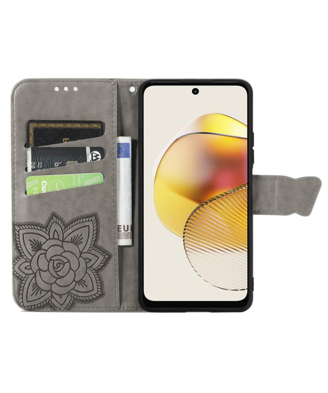 Housse Moto G73 5G Papillon Relief