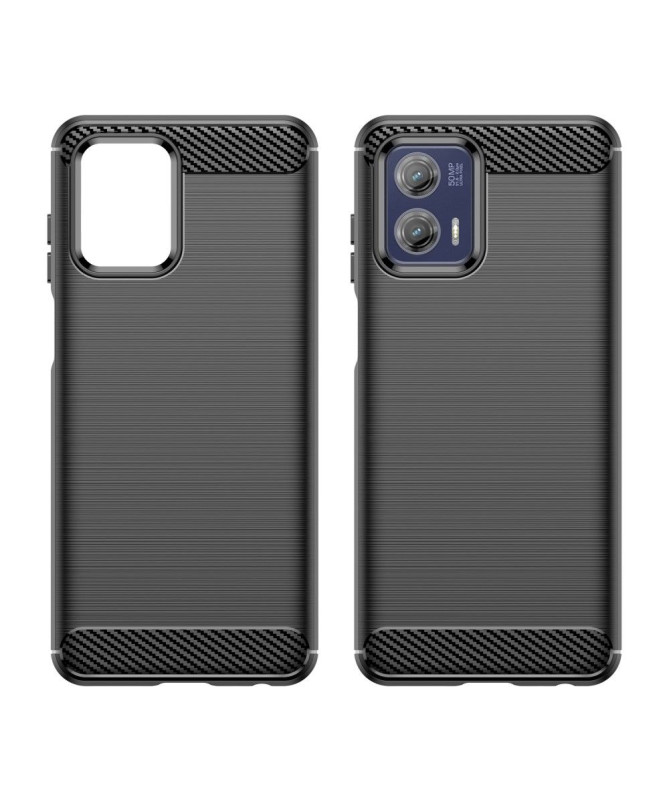 Coque Moto G73 5G effet brossé silicone