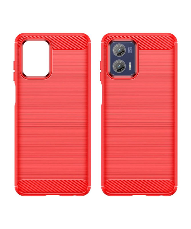 Coque Moto G73 5G effet brossé silicone