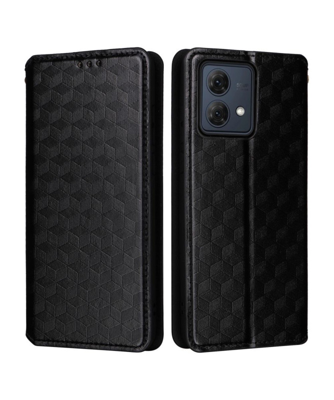 Housse Moto G84 5G flip cover design géométrie