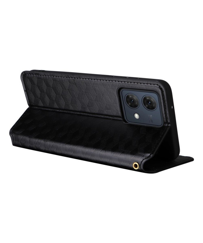 Housse Moto G84 5G flip cover design géométrie