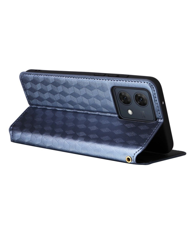 Housse Moto G84 5G flip cover design géométrie