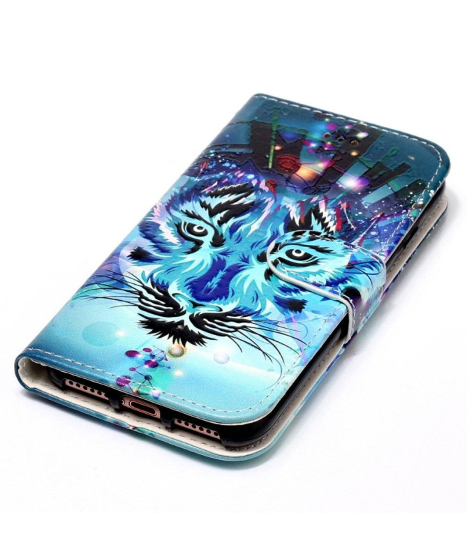 Housse Moto G84 5G Tigre artistique