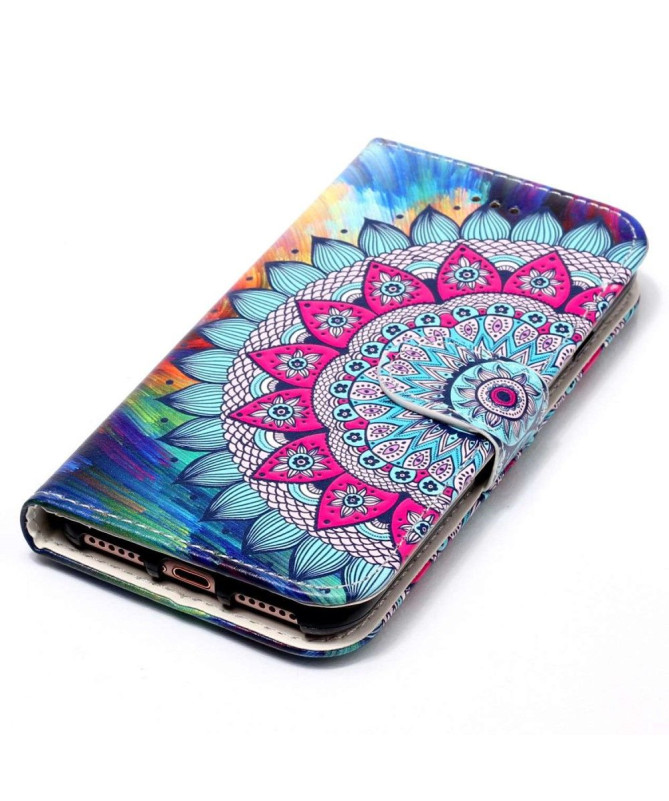 Housse Moto G84 5G Mandala fleur