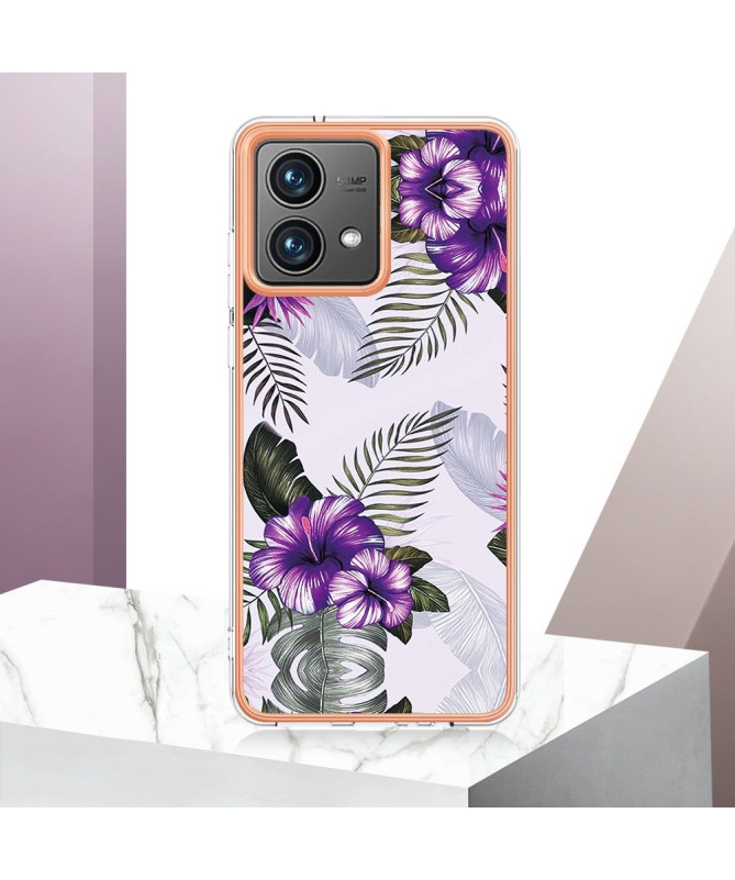 Coque Moto G84 5G Fleurs Exotiques