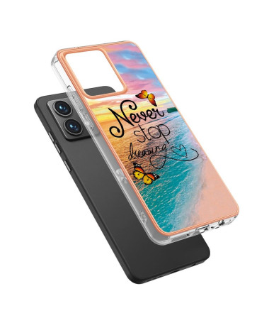 Coque Moto G84 5G Never Stop Dreaming