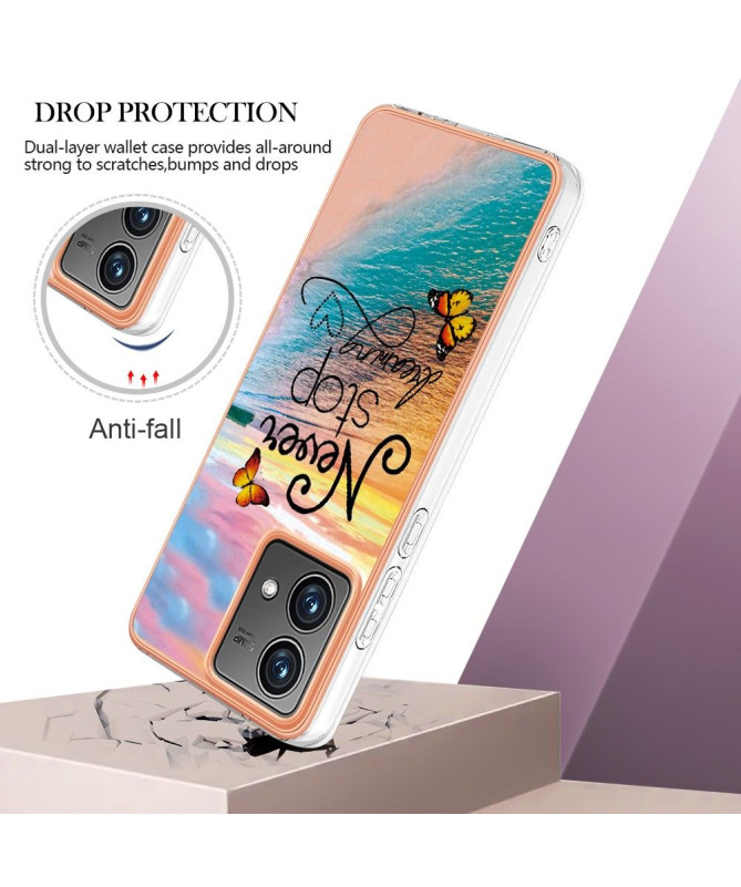 Coque Moto G84 5G Never Stop Dreaming