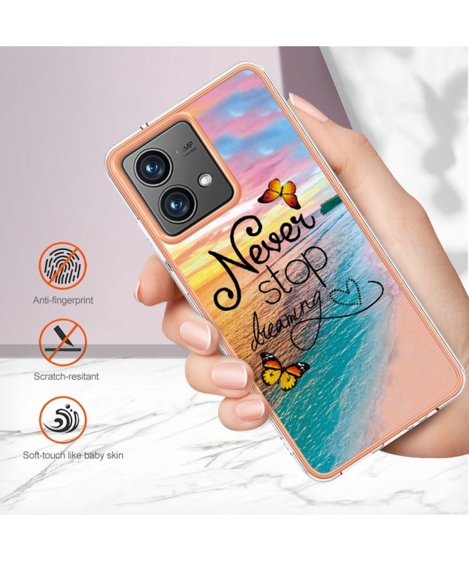 Coque Moto G84 5G Never Stop Dreaming