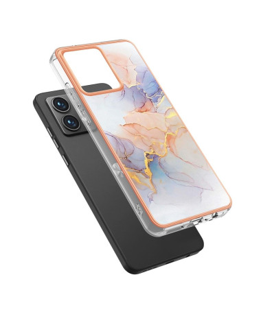 Coque Moto G84 5G marbre coloré